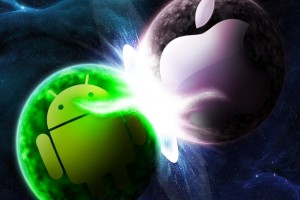 apple and android logo