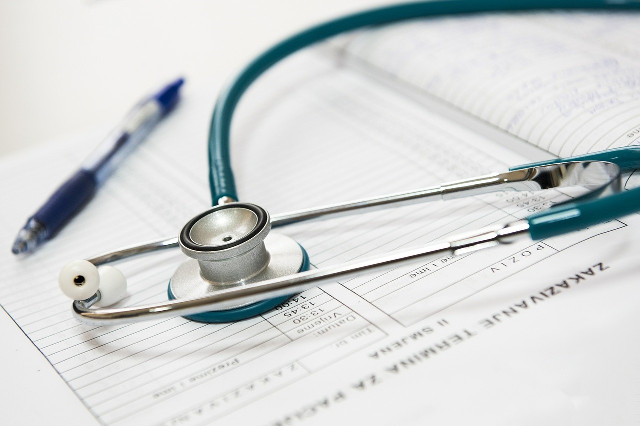 book and stethoscope