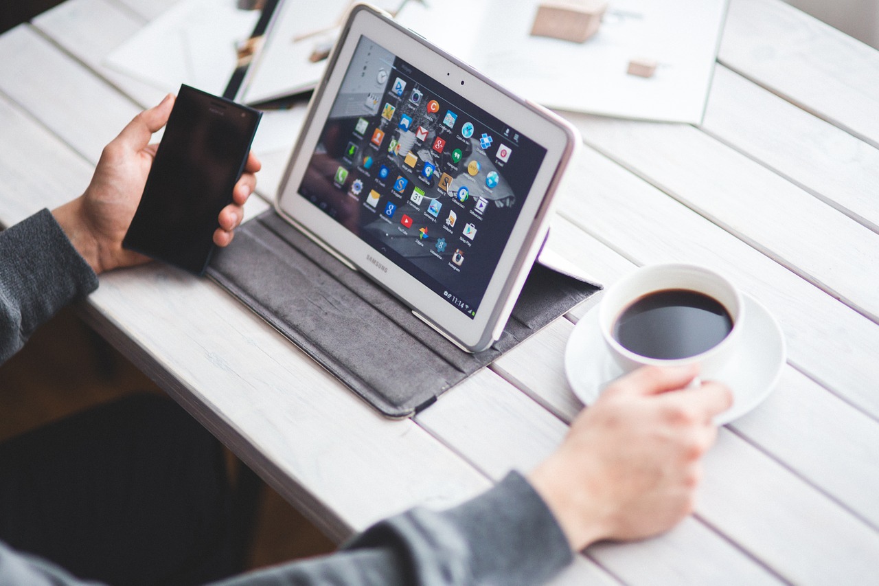 tablet user